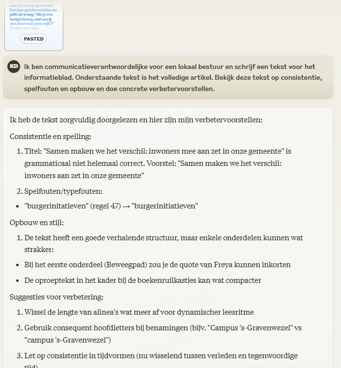 SChrijfadvies CLaude