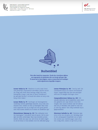 Backcover Klasse magazine 1