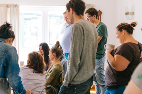 Team aan het werk stockphoto
