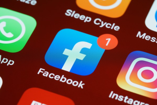 Facebook icoon op gsm