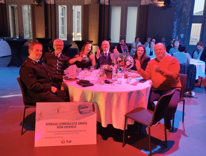 Kortom Awards - winnaar Brandweer Westhoek - award show