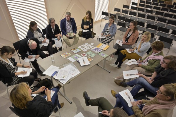 Workshop tijdens een congres leden