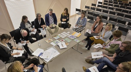 Workshop tijdens een congres leden