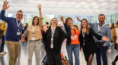 Congres deelnemers collega