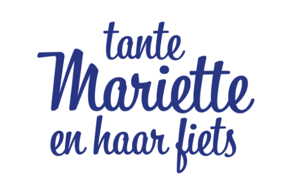 Tante Mariette en haar fiets logo