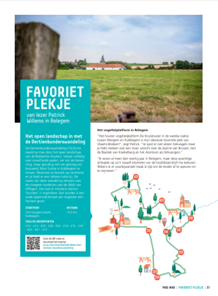 Artikel over favoriete plek